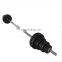 50KG Black Paint Barbell Adjustable Dumbbell Set with Case