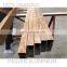 6063 t5  Wooden grain Coating standard size aluminium rectangular hollow section  for furniture decoration
