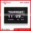 Hot Sell High Definition Digital Big Screen Electronic Day and Date Calendar for Elder