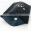 Matte black laminating plastic stand up pouch packaging for ground coffee 500g