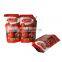 Stand up squeeze ketchup liquid packaging pouch laminated aluminum foil plastic spout packaging of tomato sauce