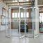 Custom acrylic glass bi-folding design double glazed bi folding windows with long life