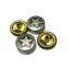 HLD Button Factory Wholesale 15mm plating spring snap button for garment