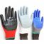 13G polyester liner nitrile coated work gloves home depot