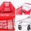 American style shopping cart cover plastic