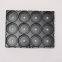 black PP thermoformed plastic blister trays thermoforming insert trays