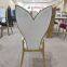 Latest Design Stainless Steel Gold wedding Event Dining Chair