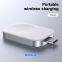 Portable Zinc Alloy Watch Wireless Charger 5W Magnetic Wireless Charging Platform for Apple Watch