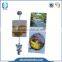 Plastic organic car air freshener made in China