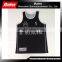 Polyester/spandex wholesale running singlet custom design