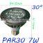 China wholesale wide used commercial High Power 7w led par30 light