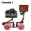 Commlite 1/4'' Hot Shoe Mount Adapter Dolly Kit Skater DSLR Video Camera Truck