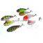 CS003 popular design soft vibe lures TPR soft fishing bait 65mm