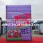 Giant air type model inflatable purple cuboid shape box