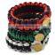 2016 new camping high quality cheap tactical gear 550 paracord survival bracelet with golden button clip