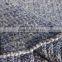 Coarse knit wool jacquard fabric for overcoat