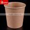 Take out food container paper soup brown kraft