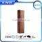 Free print logo 2600 mah power bank wood with ISO9001 certificate
