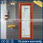 waterproof frosted custom swing aluminium glass bathroom door wooden corlor for villa                        
                                                Quality Choice