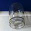 500ml 17oz clear glass honey jars with round design SLJd118