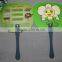 custom UV printing pp plastic promotional advertising Chinese personalized hand fan