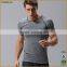2016 Custom Design 100% Cotton Men's Heather Plain Round Neck Sports T Shirt