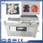 New arrival model reliable double chamber hardware food Vacuum Packing machine/horizontal type out vacuum pack machine