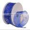 Christmas Ribbon Snowflake Wired Sheer Glitter Ribbon, 2-1/2-Inch by 50-Yard Spool, White/Silver