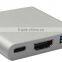 USB Type-C 3.1 Hub, USB-C to 3-Port USB 3.0 Aluminum Hub with 1 Type C Charger Port for the New Macbook, Google ChromeBook Pixel