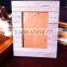 cheap wholesale latest designed unfinished wood photo frame with glass and mdf