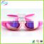 Fashionable tropical waterproof silicone rubber swimming goggles