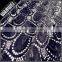 black connected Footprints flowers for beach casual clothing nylon spandex hot selling lace fabric T053                        
                                                Quality Choice