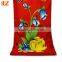 2015 Hot Sale beautiful flowers printed microfiber beach towel