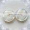Wholesalers white plastic round handicraft wholesale button
