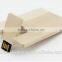 ECO friendly wooden material personalized laser engraving logo 16GB credit card usb flash pen drives