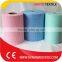 Good Air Permeability Dyed Polyester Material Cross Lapping Non Woven Spunlace Fabrics