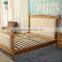 French Country Style Luxury Oak Wooden Bed Frame