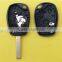 Remote Key Shell for 3B Renault Master Twingo Key Blank Case Fob with Blade VA2 and No Logo