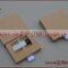 Fabric Linen USB Gift Boxes Wedding Packaging USB Box