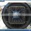 High temperature vacuum brazing furnace with powerful vacuum pump group