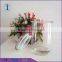 Hand made cylinder clear glass jar with airtight lid