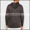 custom zipper Casual Plain Dyed Blank Pocket Long Sleeve Pullover Oversized Hoodies For Men                        
                                                Quality Choice