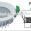 dimmable led downlight fitting 10W/12W/15W/18w cutout 70mm/90mm SAA approval Australia downlight housing