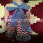 wholesale summer sleeveless baby girls long dress for 4th of July