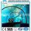 High quality and clear acrylic aquarium tunnel