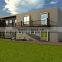 scandinavian style two-storey well-insulated wooden prefab house
