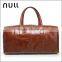Wholesale High Quality Vintage Style Genuine Leather Custom Travel Duffel Bag