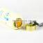 colourful custom printed glass sparkling water bottle