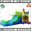cheap colorful amusing castle inflatable combo, commercial used Inflatable Bounce House Slide for Sale