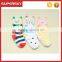 V-263 Unisex-Baby newborn soft pretty baby stripe cartoon boot socks